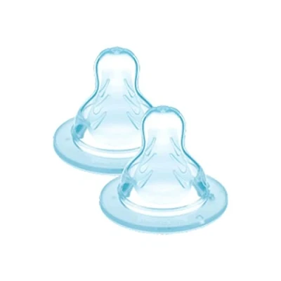 Abbildung von MAM Set mit 2 Saugern Größe 3, Schnellfluss, aus SkinSoft Silikon, ab 4 Monaten