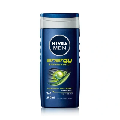 Abbildung von 6er Pack Nivea Men Duschgel &quot;Energy&quot; 250 ml