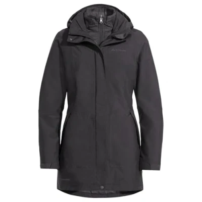 Abbildung von Vaude Doppel Idris 3 IN 1 Wintermantel schwarz, Damen, Größe: 34, Schwarz