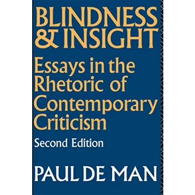 Abbildung von Blindness and Insight: Essays in the Rhetoric of Contemporary Criticism