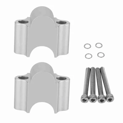 Abbildung von motorrad Lenker Riser, Universal Aluminiumlegierung Riser 7/8 &#039;&#039; 22mm Clamp(Galvanisieren) lenkererhöhung