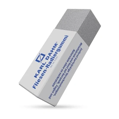 Abbildung von Karl Dahm® Fliesenradierer für mühelose Reinigung Schmutzentferner Fliesen, Fugen, Naturstein &amp; Sanitärkeramik Kratzfrei Umweltfreundlich 11255 (1)