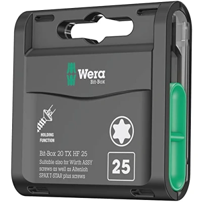 Abbildung von Wera TX HF 05057778001 Torx bit 25 20 Teile