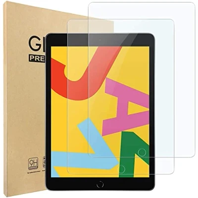 Abbildung von TechDealsUK 2er Pack Displayschutzfolien aus gehärtetem Glas für iPad Mini 4 5 4. 5. Generation 2015, 2019