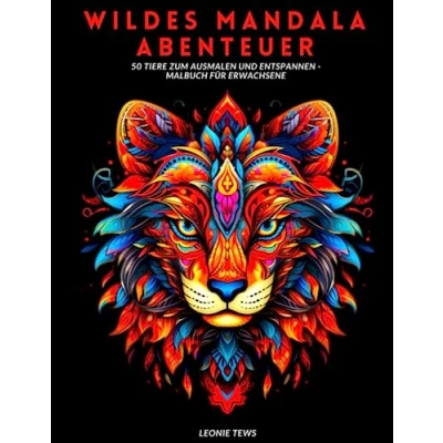 Abbildung von Wildes Mandala Abenteuer: 50 Tiere zum Ausmalen und Entspannen Malbuch für Erwachsene