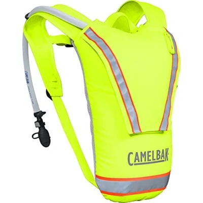Abbildung von CAMELBAK Unisex Adult HI VIZ Trinkrucksack mit 3L CRUX Trinkblase (Militärversion), Lime Green