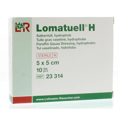 Abbildung von Lomatuell H Salbentüll 5x5 cm st.23314