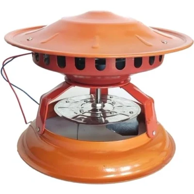 Abbildung von BLUEZY Kaminabzugsventilator, 80W Schornsteinrauchabsauger Kamin Ventilator Rauchsauger Schornstein Lüftungs Ventilatoren Für Schornsteinrohr C