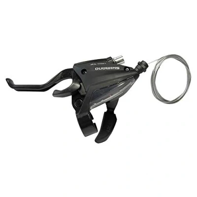 Abbildung von Schalt /Bremshebel (für Links) 3 Fach Shimano ST EF500 2 Finger Schwarz
