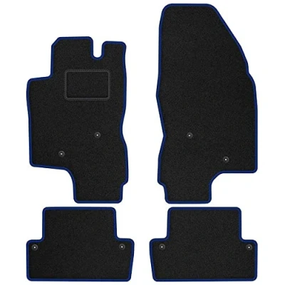 Abbildung von M MOTOS Velours Standard fußmatten für Volvo S60 I 2000 2010 Standard, Gewebt, Blau Auto Erleben Sie neuen Fahrkomfort mit einem Satz Ihr
