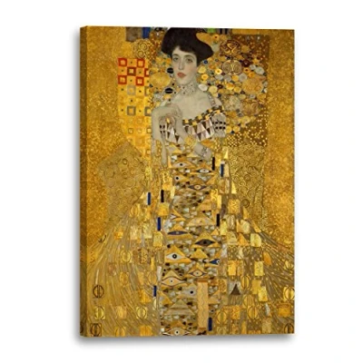 Abbildung von Leinwand (60x80cm): Gustav Klimt Adele Bloch Bauer I (1907)