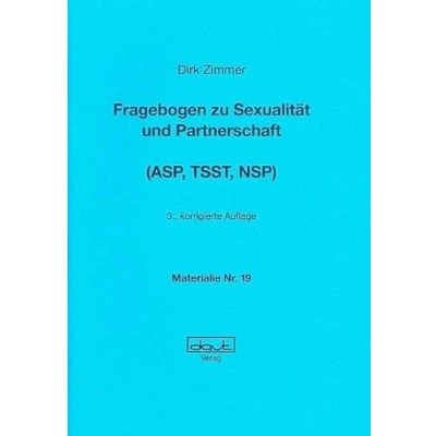 Abbildung von Fragebogen zu Sexualität und Partnerschaft: (ASP, TSST, NSP) (Materialien)