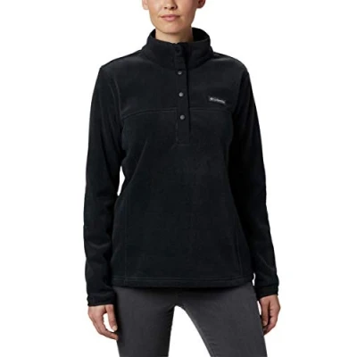 Abbildung von Columbia Benton SPRINGS 1/2 SNAP Fleecepullover, Damen, Größe: XXL, Black