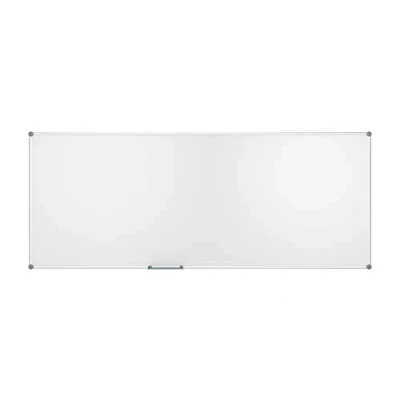 Abbildung von MAUL Whiteboard 2000 MAULpro 120 x 300 cm Magnetische Wandtafel aus Aluminium mit Stiftablage für Marker Trocken abwischbar Kratzfeste Oberfläche Quer und Hochformat Grau