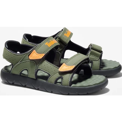 Abbildung von Timberland Perkins ROW 2 Strap Trekkingsandale für Kinder, Größe: 36, Dark green Schuhe