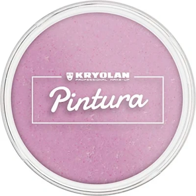 Abbildung von Kryolan Pintura Water Color Schminke 25ml, Farbe: Mauve, Waschbar, Vegan, ohne Parfüm, Parabene, Glutenfrei ideal für Kinder, Party, Karneval, Fasching &amp; Halloween