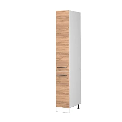 Abbildung von Vicco Hochschrank Fame Line, Goldkraft Eiche/Weiß, 30 cm