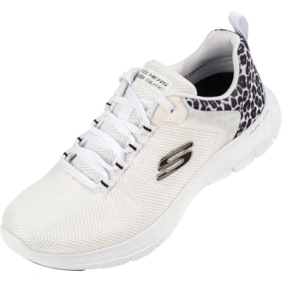 Abbildung von Skechers Flex Appeal 4.0, Damen Sneakers, Weiß, 41 EU