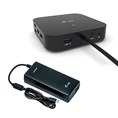 Abbildung von i tec USB C Dockingstation 2x4K mit 100W Power Delivery 2X DisplayPort 1x 3X 3.0 2.0 GLAN Audio/Mikrofon