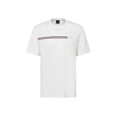 Abbildung von bugatti Tshirt print, Herren, Größe: Medium, Weiß