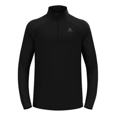 Abbildung von Odlo Laufshirt Herren Langarm Essential Ceramiwarm I Sport Shirt Männer Oberteil Midlayer Fitness