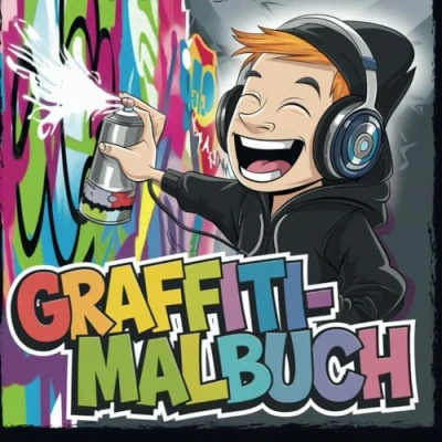 Abbildung von Graffiti Malbuch trifft Natur: 50 coole Motive zum Ausmalen und Entspannen für kreative Teenager junge Erwachsene