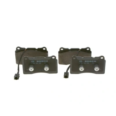Abbildung von BOSCH 0 986 494 539 Bremsbelagsatz Low Metallic mit integriertem Verschleißwarnkontakt Anti Quietsch Blech, Montageanleitung