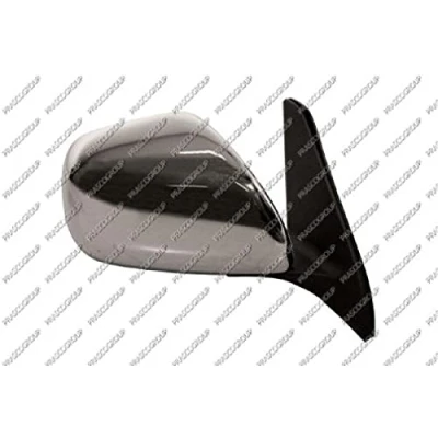 Abbildung von Außenspiegel Prasco TY8487013 rechts schwarz verchromt für manuelle Spiegelverstellung, konvex, ungetönt TOYOTA: Land Cruiser Prado 90