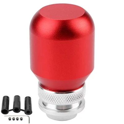 Abbildung von Aramox Schaltknauf, Schaltknaufkopf Schalthebel Auto Universal Modifikation Manueller Schaltknauf Schaltkopf Stick(Red)