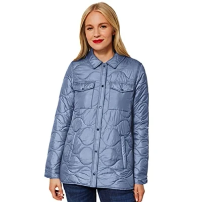 Abbildung von Street One Gestepptes Übergangsjacke, Damen, Größe: 36, Blau