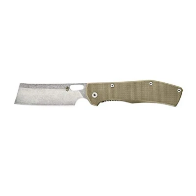 Abbildung von Gerber Taschenklappmesser mit Taschenclip, Klingenlänge: 9,6 cm, Flatiron Folding Cleaver G10, Grau, 31 003686