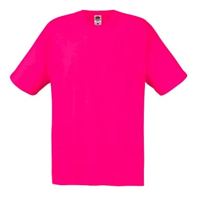 Abbildung von Fruit of the Loom T Shirt &#039;Original T&#039; / Fuchsia, 3XL