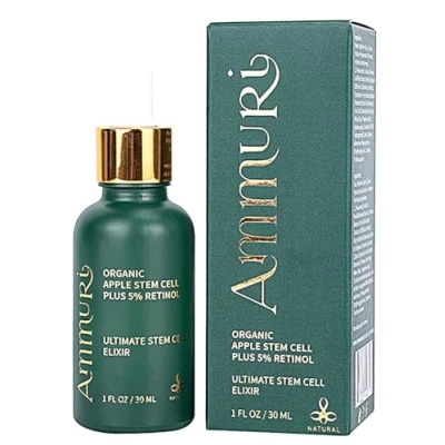 Abbildung von Ammuri Retinol Serum 5% (Ultimate Apple Stem Cell) Hochwirksam für das Gesicht│ Anti Aging│ Gesichtsserum Damen und Herren│ Ideal zur Hautpflege, Gesichtspflege 30ml