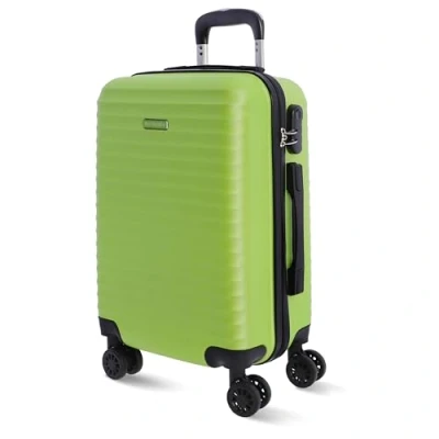 Abbildung von DON ALGODON Koffer Handgepäck 55x40x20 Reisekoffer mit 4 Rollen 360º leicht Hartschalenkoffer ABS 32 L Trolley Carry on Luggage rollkoffer Klein &amp; Mittelgroß Iris