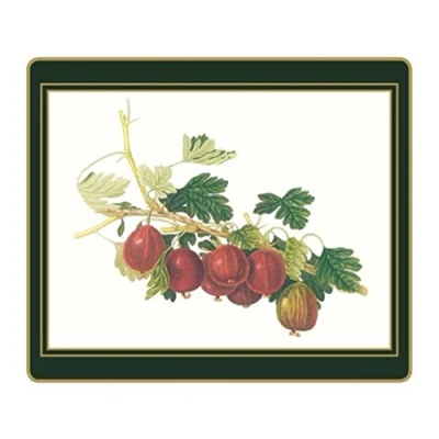 Abbildung von Lady Clare Hooker Fruits Tischsets 6 Stück