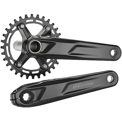 Abbildung von Kettenrad garnitur 10/11 fach Shimano Deore FC M5100 1 32 Zähne 170 Mm Schwarz