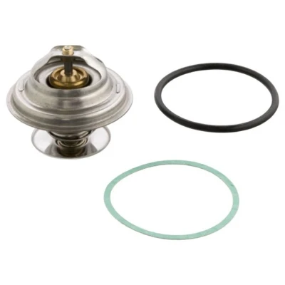 Abbildung von FEBI BILSTEIN 15851 Kühlwasserthermostat 71 mit Dichtung MERCEDES BENZ: LK/LN2, MAN: F 2000