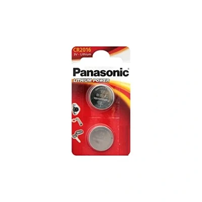 Abbildung von Panasonic CR2016 Lithium Knopfzelle, 3V, 12 Packungen (24 Stück)