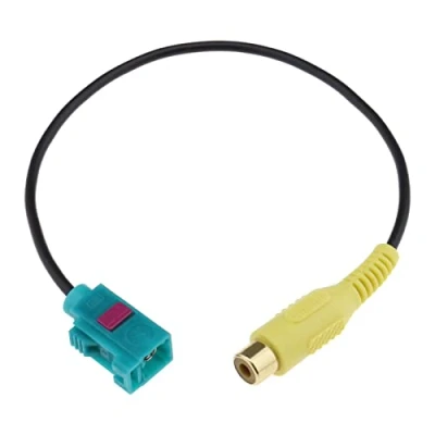 Abbildung von Be In Your Mind Auto Rückfahrkamera Fakra Z Weiblich auf Cinch Adapter Kabel Ersatzteil Kompatibel mit Mercedes Command PCM 2.1/ 3.0/ NTG 2.5/ 4.0/ 4.5