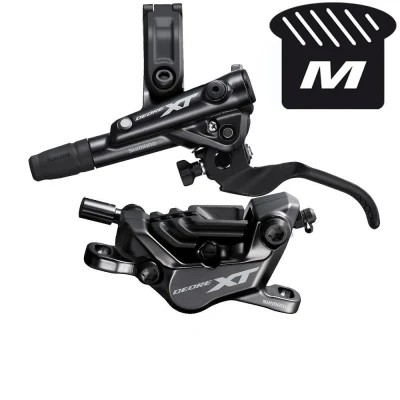 Abbildung von Shimano XT Disc Brake Set links VR 4 Kolben IM8120JLFXNA100