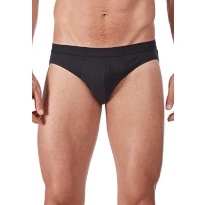 Abbildung von Huber Herren Brasil 2er Pack Slip, Schwarz (Schwarz 7665), Small (Herstellergröße: S)