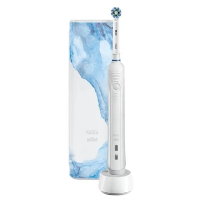Abbildung von Braun Oral B Pro 1 750 White Design Edition mit Reiseetui