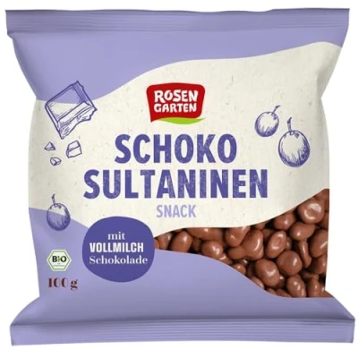 Abbildung von Rosengarten Schoko Sultaninen VM Snack, 100g (6)