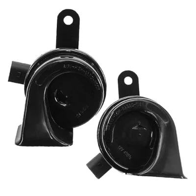 Abbildung von 2x Hupe Horn Fanfare Signalhorn (1x Tiefton 1x Hochton)