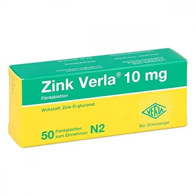 Abbildung von ZINK Verla 10 mg Filmtabletten 50 St