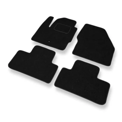 Abbildung von Mossa Fußmatten Auto kompatibel mit Land Rover Freelander II (2006 2014) schwarz Automatten Autoteppiche 1