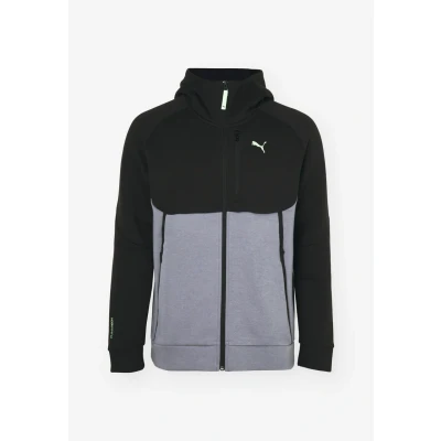 Abbildung von Puma FULL ZIP Hoodie Sweatjacke, Herren, Größe: Large, Cast iron