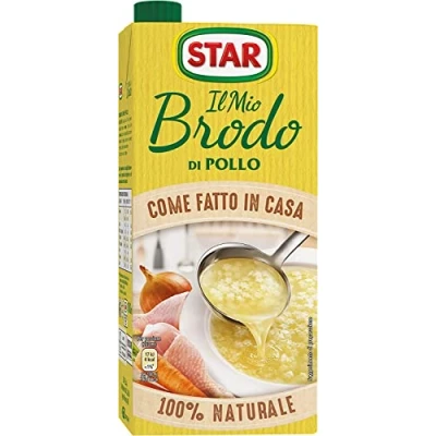 Abbildung von 3x Star brodo Pollo Brühe Flüssigkeit Hähnchen Fertiggerichte 1Lt