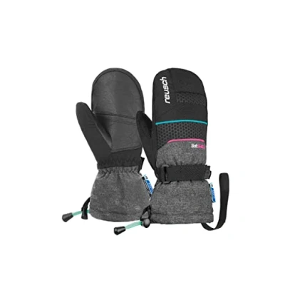 Abbildung von Reusch Connor RTEX XT Fingerhandschuh für Kinder, Größe: 5.5, blck mel knouck pink