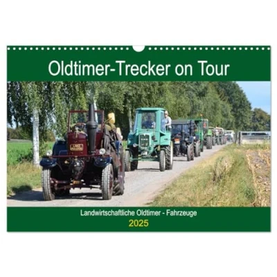 Abbildung von Oldtimer Trecker on Tour (Wandkalender 2025 DIN A3 quer), CALVENDO Monatskalender
